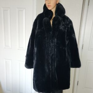 Jennyfer L   Black Faux Fur Coat